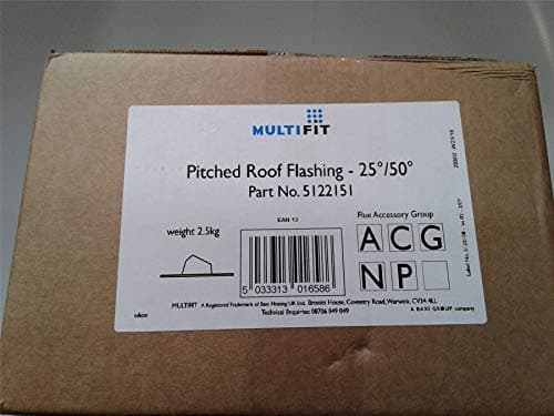 Image of Baxi 5122151 NA Multifit Pitched Roof Flashing 25/50 Degree Angle,
