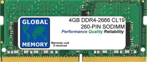 Image of 4GB DDR4 2666MHz PC4-21300 260-PIN SODIMM MEMORY RAM COMPATIBLE WITH 27" RETINA 5K IMAC (2019/2020)