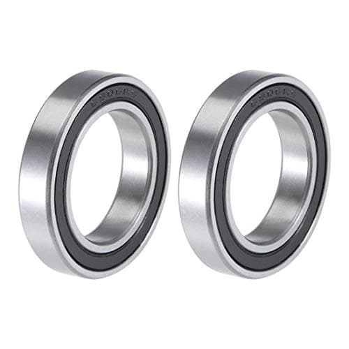 Image of sourcing map 6906-2RS Deep Groove Ball Bearings 30mm x 47mm x 9mm Double Sealed Chrome Steel P6(ABEC3) 2pcs