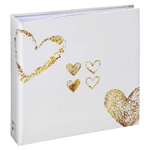 Image of Hama Lazise Memo Album for 200 Photos (10 x 15cm) | Gold | 100 Sheets | 225mm x 220mm