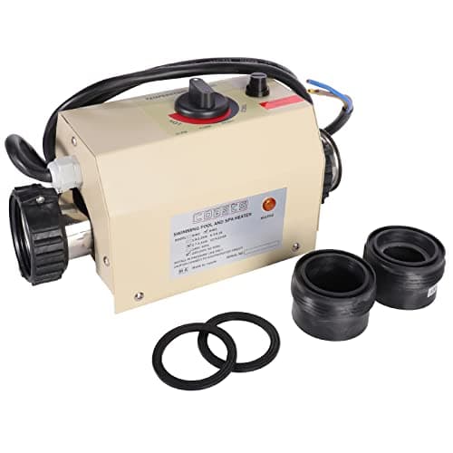 Image of Swimming & Pool Heating Electric Water Heater Warmer Thermostat CE 220V 50/60HZ (3kw) for 1-2 Cubic Meters Pool
