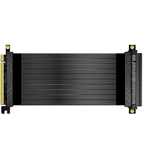 Image of Akasa RISER BLACK X2 | PCIe 3.0 Riser Cable | PCIe Extension Cable | EMI Shielding | 200 mm | AK-CBPE01-20B