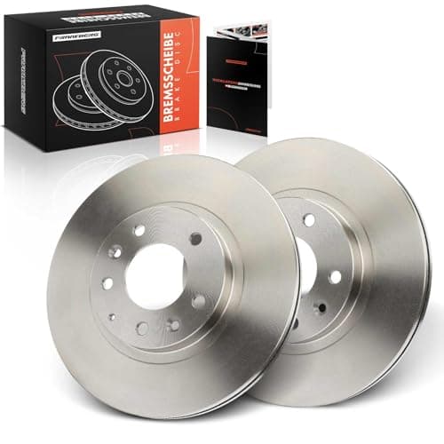 Image of Frankberg Brake Disc Set incl. 2x Discs Front Vented Ø290mm Compatible with MX-5 III NC 1.8 2.0 2005-2014 Replace# NF4Y3325X,N12Y3325X