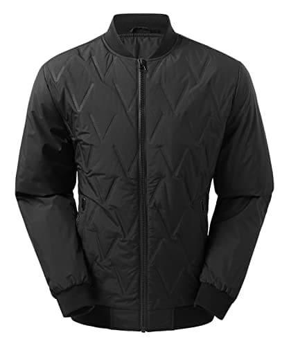 Image of COOZO Mens Vector Moulded Bomber Jacket - Black - S
