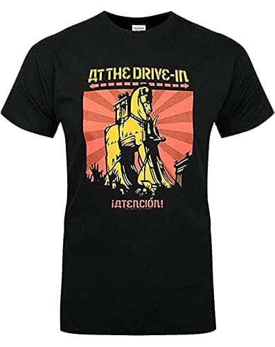 Image of at The Drive-in Atencion Men T Shirt Black