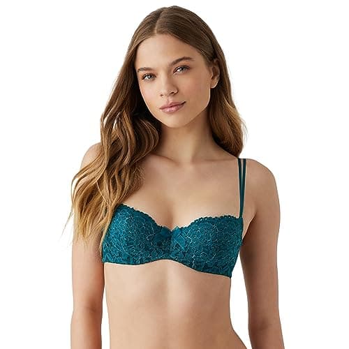Image of b.tempt'd Womens Ciao Bella Lightly Padded Balconette Underwire Bra, 953144, Spruced-up, 34D