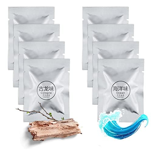 Image of URAQT Car Air Freshener Refills, 8 Pack Automotive Outlet Freshener, Diffuser Vent Clip Solid Fragrance Replacement Pads, Aroma Perfume Aromatherapy Ornament (Ocean+Cologne)
