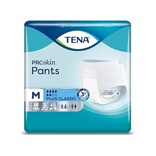 Image of 4 x Tena Pants Plus Classic - Medium (80cm-110cm) - 4 x Pack of 14