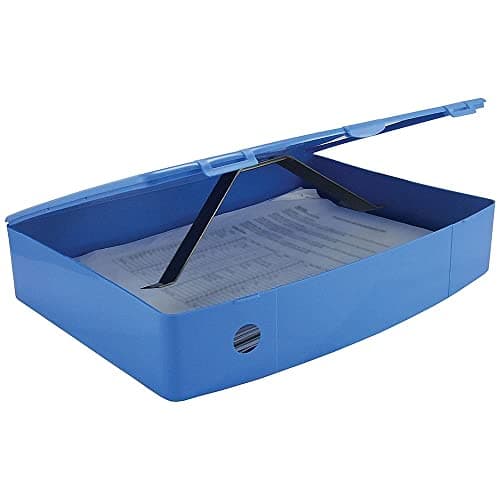 Image of Q-Connect Foolscap Polypropylene Box File - Blue