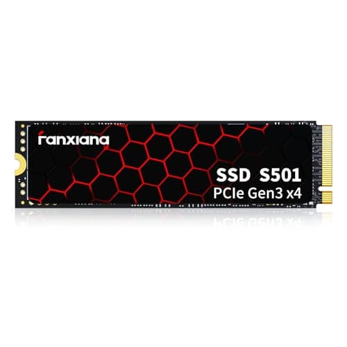 Image of fanxiang M.2 SSD 256GB, PCIe Gen3.0 x4 2280, Up to 2000MB/s, 256GB NVMe with Graphite Cooling Sticker, Internal Solid State Drives for Desktop, Laptop -S501