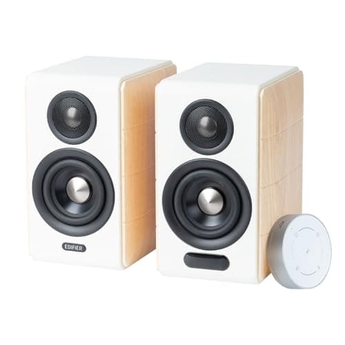 Image of Edifier S880DB MKII Hi-Fi Bookshelf Speakers, Premium 2.0 Active Speaker System, 88W Hi-Res Audio Studio Monitor with LDAC BT5.3, USB-C/Coaxial/Optical/RCA Input Sub-Out for TV, PC, Turntable - White