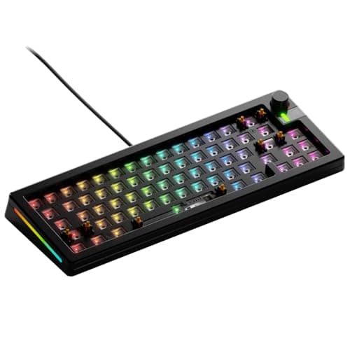 Image of GLORIOUS Gaming - GMMK 3 PRO Barebones Custom Keyboard Kit w/Knob, Custom Modular Aluminum Body & Gasket System, Hotswappable 65% Compact Keyboard, Sound Dampening Foam, Aluminum Switch Plate(Black)