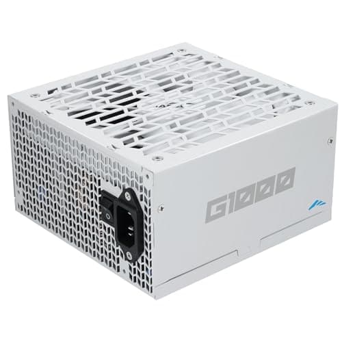 Image of SAMA G1000 Power Supply - 1000 Fully Modular 80 Plus Gold Certified ATX 3.1 & PCIE 5.1 Compliant Japanese Capacitors 150mm FDB Fan Supports RTX 50/40 Series GPUs - White
