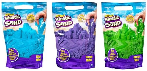 Image of Kinetic Sand, 0.9 kg for Mixing, Moulding and Creating, for Ages 3 and Up (Colours Ship At Random) (Styles Vary)