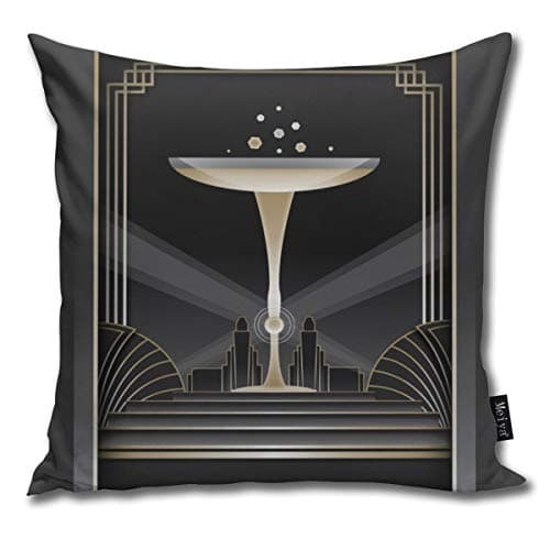 Image of Sotyi-ltd Art deco design Throw Pillows Covers Accent Home Sofa Cushion Cover Pillowcase Gift Decorative 18x18inches