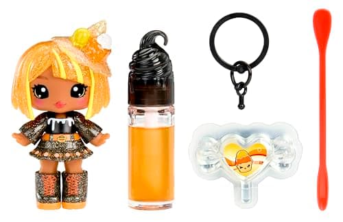 Image of Yummiland x Halloween Lip Gloss Doll - Blair Treats - Includes 1 Doll, DIY Lip Gloss + Keychain, Cosmetic Play, Seasonal Collectible, Suitable for Children Ages 4+
