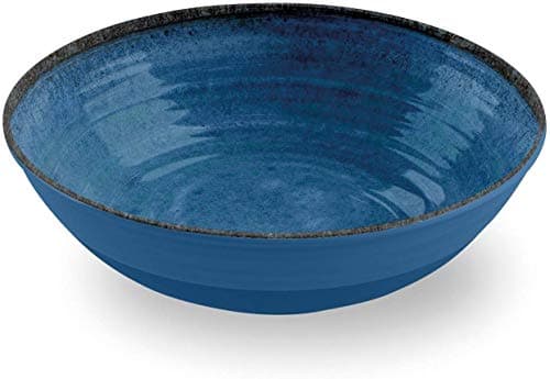 Image of Auntie Morags Artisan Indigo 30cm Melamine Salad Serving Bowl