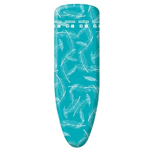 Image of Leifheit Thermo Reflect L/Universal Ironing Board Cover, for max. 140x45 cm, for steam irons, Iron Board Cover with heat and steam reflection for faster ironing and elasticated waistband