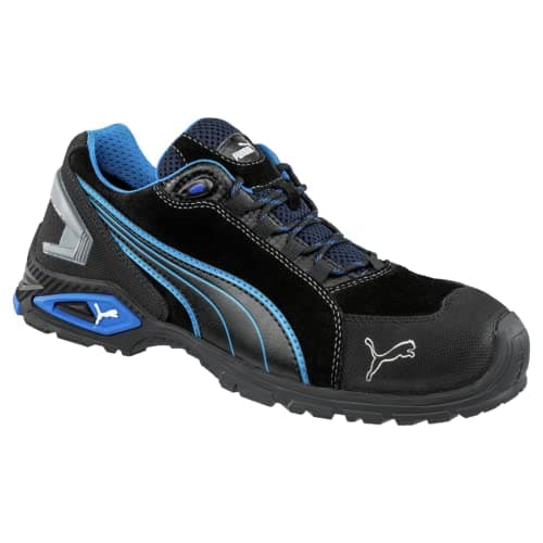 Image of PUMA Mens 47-642710-43 safety trainers, Black, 7 UK