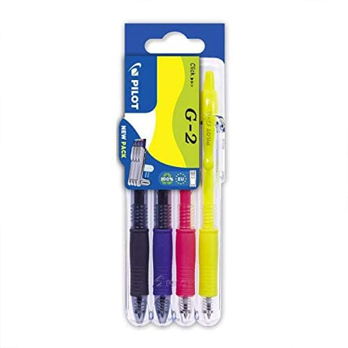 Image of Pilot Set2Go G207 Retractable Gel, 0.7mm, Assorted, Pack of 4