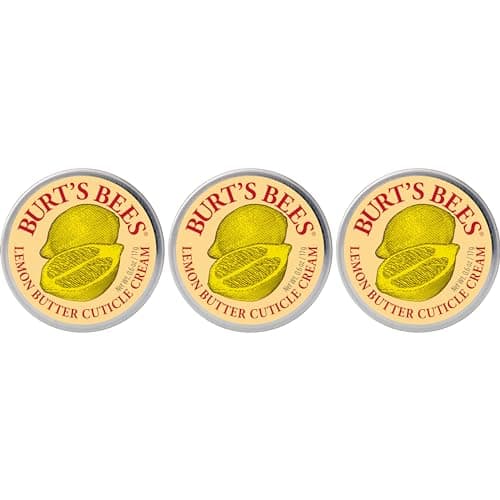 Image of Burt's Bees 100% Natural Lemon Butter Cuticle Cream, 0.6 Ounce, Pack of 3