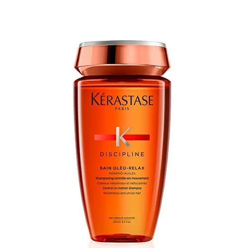Image of Kérastase Discipline, Oil-Infused Anti-Frizz Shampoo, for Voluminous & Unruly Hair, with Marula Oil, Bain Oleo Relax, 250ml