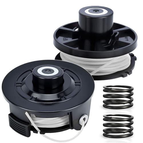 Image of Savior 195858-1 Thread Head Replacement for Makita Grass Trimmer with 18 V DUR181 with 1.6 mm Mowing Line 6 m (2 x Trimmer Spools + 1 x Spool Cover + 2 x Springs)
