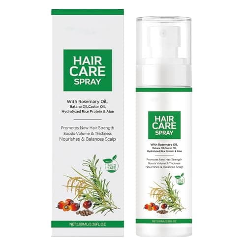Image of Hair Growth Serum Spray, 120ML Natural Hair Growth Spray With Rosemary, Batana & Castor Oil - Caffeine Ginseng for Scalp Care Treatment for Hair Loss Thinning - Hair Thickening Serum for Women Men