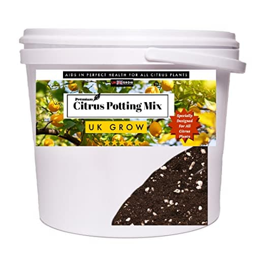 Image of UK GROW Premium Bucket of Citrus Potting mix 1l 2l 3l 5l 10l 20l 25l citrus focus compost growth soil mix (5L)