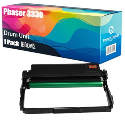 Image of High Yield Phaser 3330 101R00555 Drum Unit Compatible for Xerox Phaser 3330 3330dni; WorkCentre 3335 3335dni 3345 3345dni Printers, Unleash High-Definition Printing, Achieving 30000 Pages (Black)