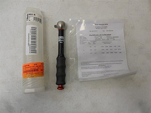 Image of Beta 603/5 Calibrated Slipping Torque Wrench for Right-Hand Tightening, Torque Accuracy +/-6%, 1-5 Nm, 195 mm Length