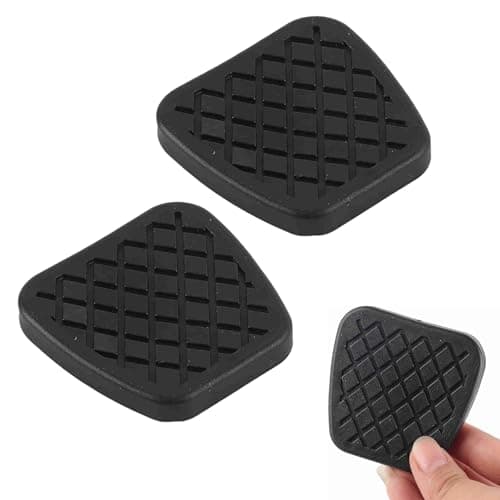 Image of 2x Brake And Clutch Pedal Pads Rubber Covers For Honda Civic Accord CR-V Jazz Acura FR-V Legend 46545SA5000 (Manual Vehicles)