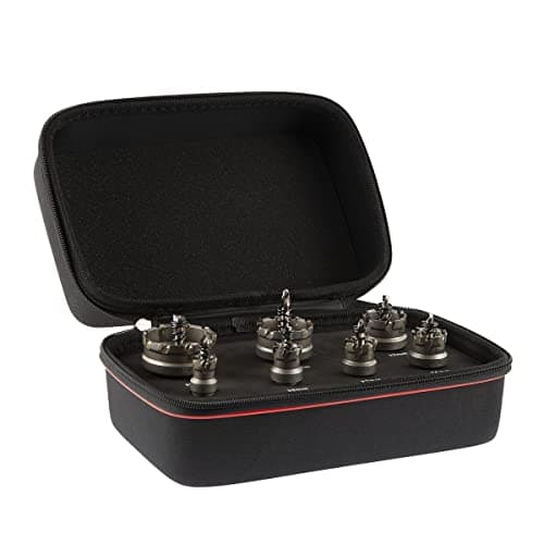Image of Starrett Tungsten Carbide Tipped Hole Saw Kit - KSM07001 Sheet Metal Cutter With Arbor & Pilot Drill Bit - For Drilling Stainless Steel Aluminum Alloy