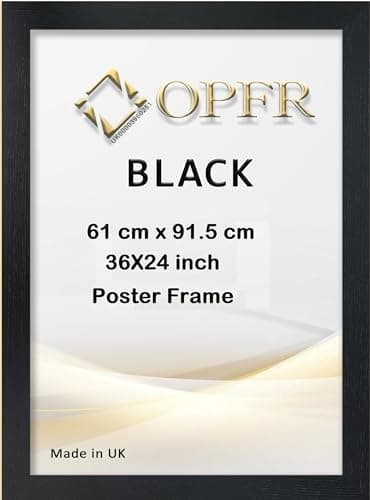 Image of 61 cm x 91.5 cm Black Maxi Poster Frame(36x24)