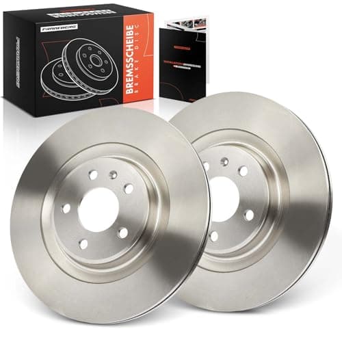 Image of Frankberg Brake Disc Set incl. 2x Discs Rear Vented Ø330mm Compatible with A4 Avant 8K5 8W5 8WD A6 Avant 4G5 4GD A6 Allroad Replace# 8W0615601K