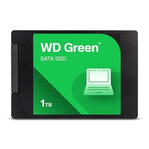 Image of Western Digital WD Green SATA 1TB, Up to 545MB/s, 2.5"/7mm, 3Y Warranty, Internal Solid State Drive (WDS100T5G0A-00CPT0)