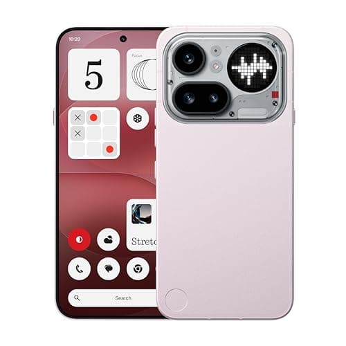 Image of Nothing Phone (4a) Pro - 50 MP Triple Camera with Up To 140X ultra Zoom, Metal Unibody Smartphone, Long Lasting Battery and 50W Fast Charge, 144Hz AMOLED Display and Glyph Bar, 12GB + 256GB - Pink