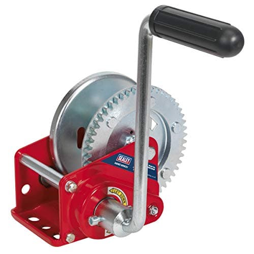 Image of Sealey Gwe1200B Geared Hand Winch with Brake 540Kg Capacity