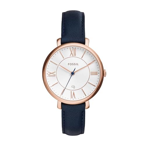 Image of Fossil ES3988 Women's Analogue Quartz Watch with Leather Strap