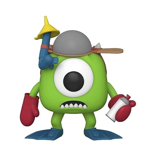 Image of Funko POP! Disney Pixar: Monsters Inc 20th - Mike Wazowski With Mitts - Collectable Vinyl Figure - Gift Idea - Official Merchandise - Toys for Kids & Adults - Movies Fans