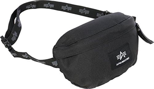 Image of Alpha Industries Big A Oxford Waist Bag Stylish Black