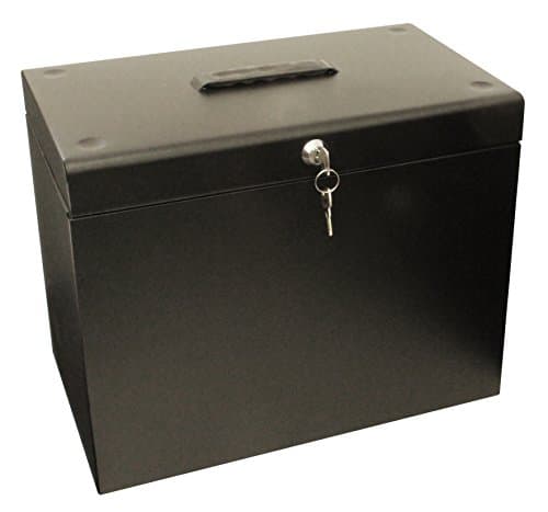 Image of A4 Home File Box & 5 Suspension Files - Black