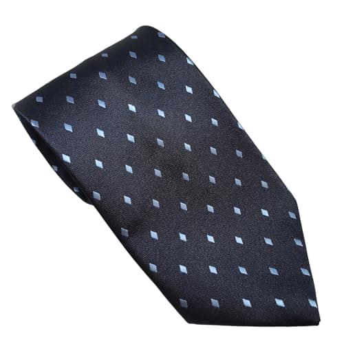 Image of Equetech Kids Diamond Showing Tie – Navy/Light Blue One Size Children’s Equestrian Show Tie