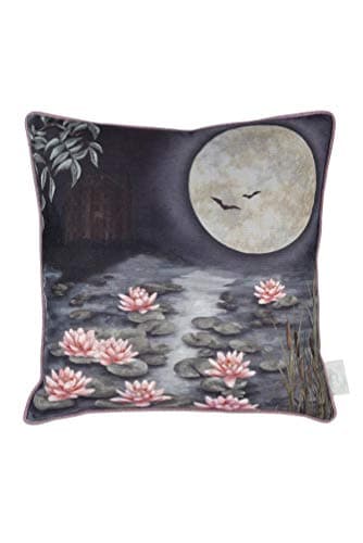 Image of The Chateau 1 x MOONLIT LILY GARDEN Cushion Cover - 45 x 45cm - DUSK - No Insert