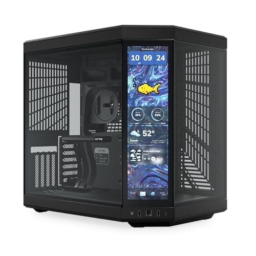 Image of HYTE Y70 Touch Infinite Mid Tower Case Pitch Black E-Atx/Atx/M-Atx/M-Itx