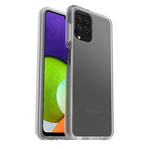 Image of OtterBox Sleek Series Case for Samsung Galaxy A22, Shockproof, Drop proof, Ultra-Slim, Protective Thin Case, Tested to Military Standard, Clear, No Retail Packaging