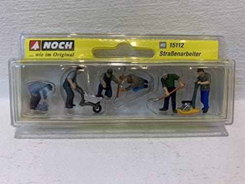 Image of NOCH Road Worker, H0 Figures for Detailed Model Making, Perfect for Construction Site Scenes and Dioramas