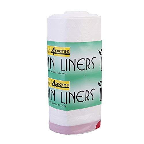 Image of First4spares 3-50 Litre Easy Tie Durable Bin Liner Sacks For Morphy Richards Bins (40-50 Litres 30 Bag Roll)