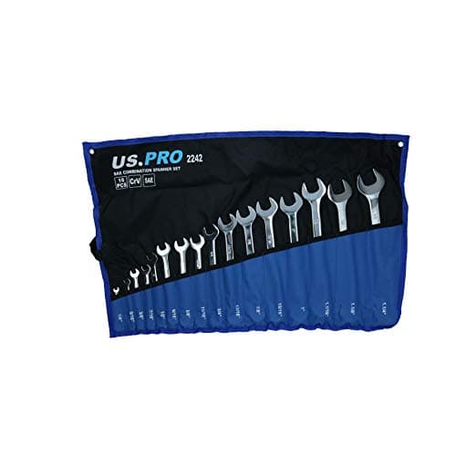 Image of AB Tools Imperial AF SAE Combinations Spanners Wrenches 1/4" - 1-1/4" 16pc Set Bergen
