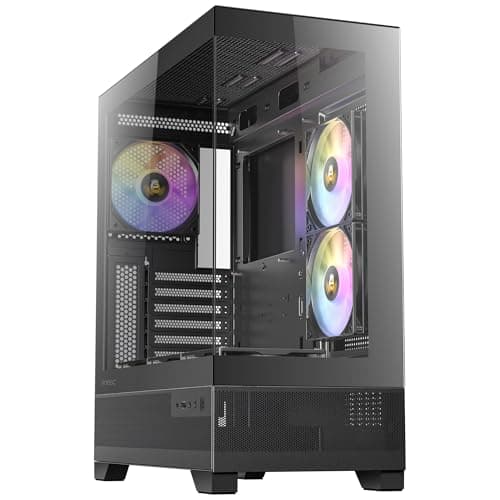 Image of Antec CX700 RGB Elite Mid Tower Tempered Glass Black PC Gaming Case